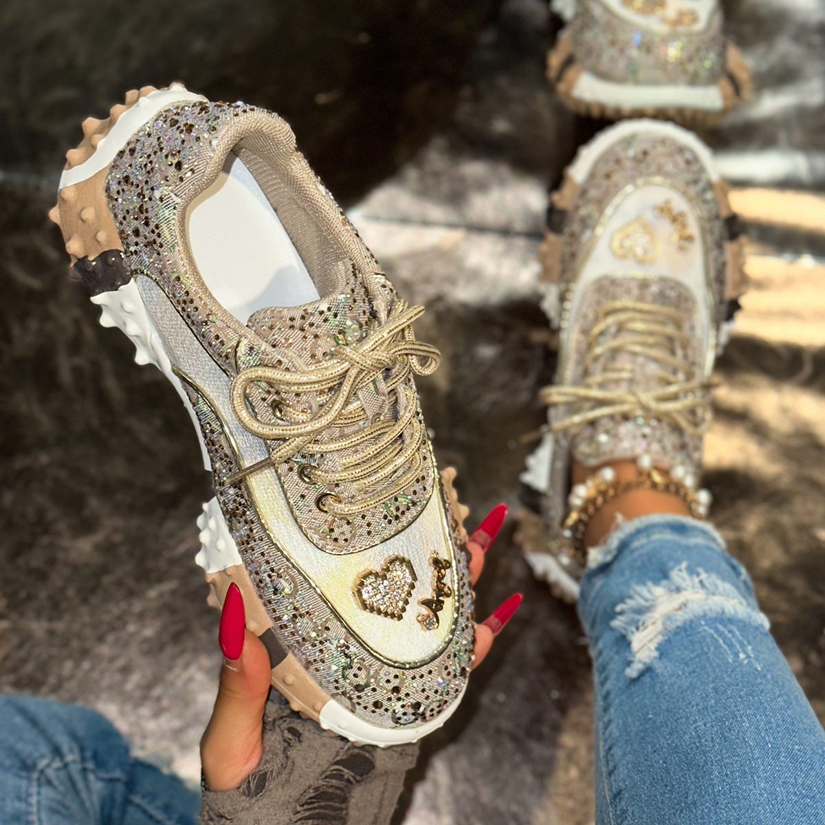 2026 Women's Spring Sports Lei - Breathable Mesh Athletic Shoes ulasan dan harga