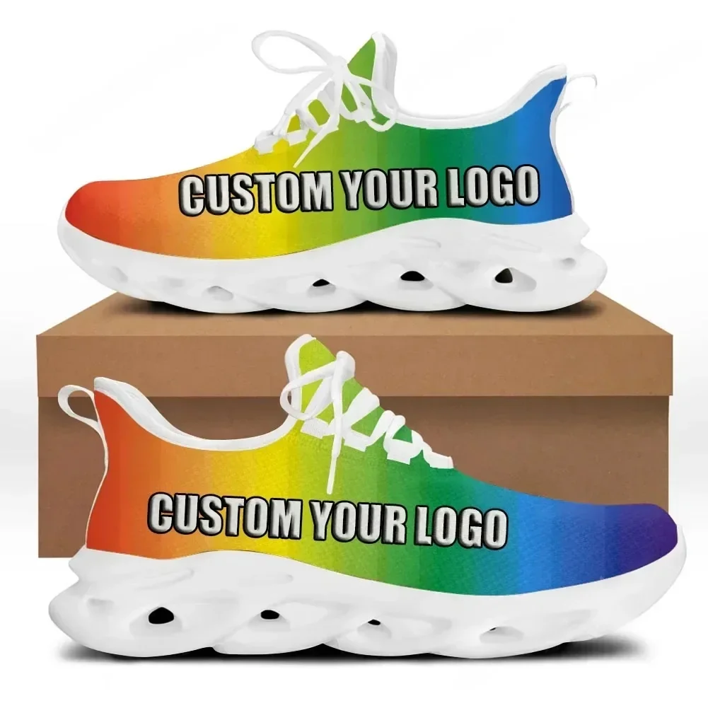 Hot Summer Spring Women Lace U - Knit Fabric Lace Up Sneakers ulasan dan harga