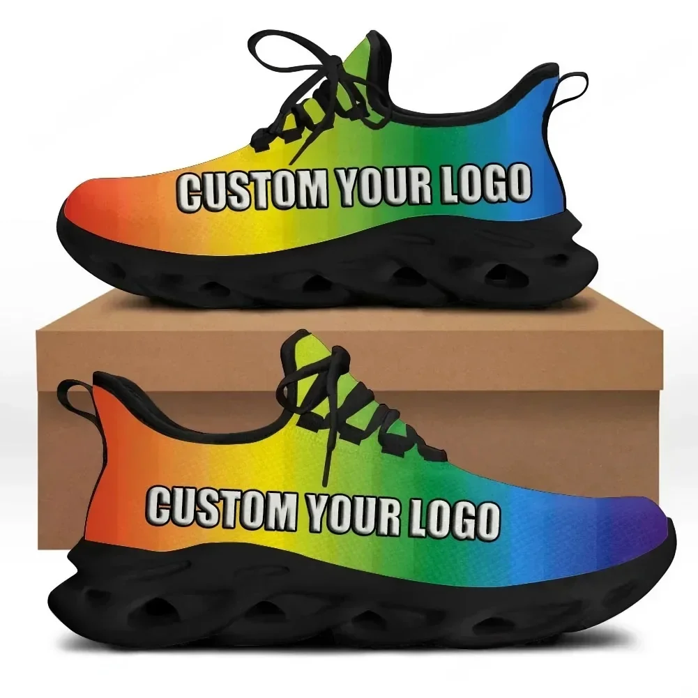 Hot Summer Spring Women Lace U - Knit Fabric Lace Up Sneakers ulasan dan harga
