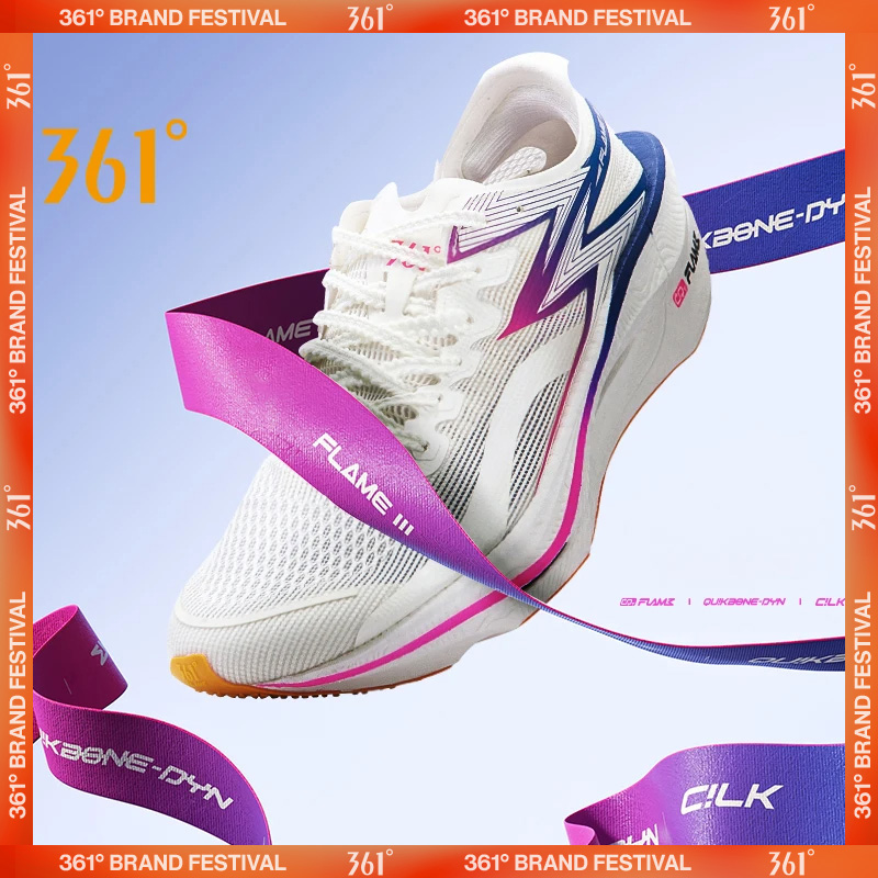 361 Degrees Flame 3.0 Unisex R - Carbon Plate Marathon Racing Shoes ulasan dan harga