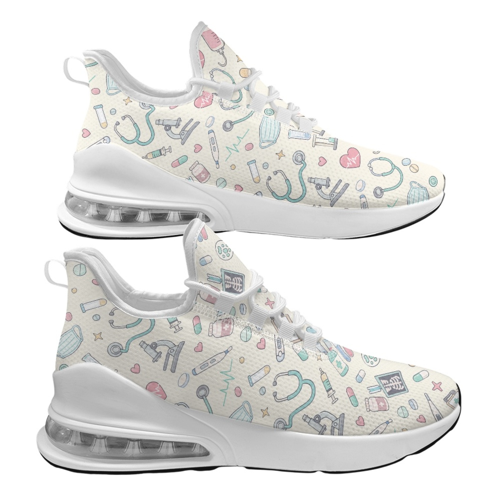 PENSTROLL Medical Tool Print B - Breathable Mesh Athletic Shoes ulasan dan harga